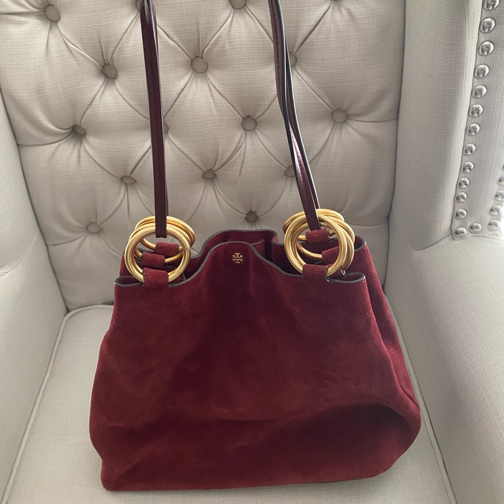 Tory Burch Farrah Suede Tote